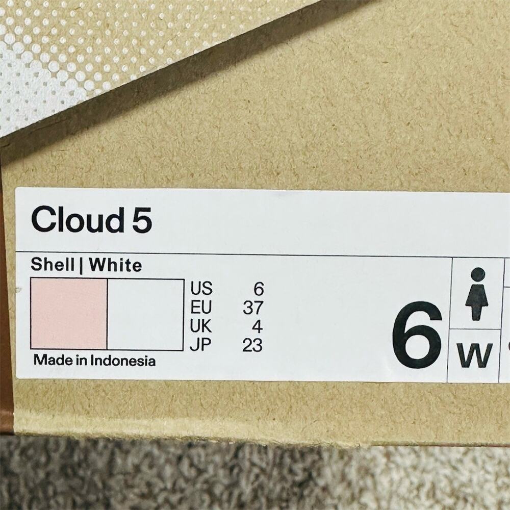 On Running Cloud 5 Shell/White Sneakers | Women’s Size 6 US | New Damaged Box - Picture 9 of 9